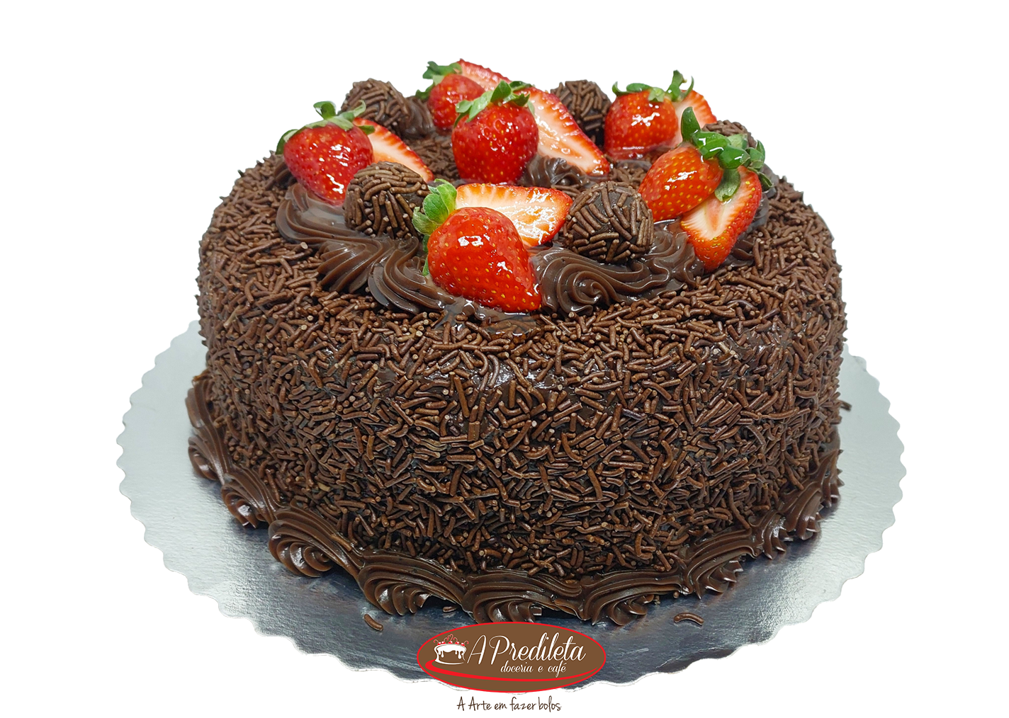 Brigadeiro com Morango Brigadeiro com Morango