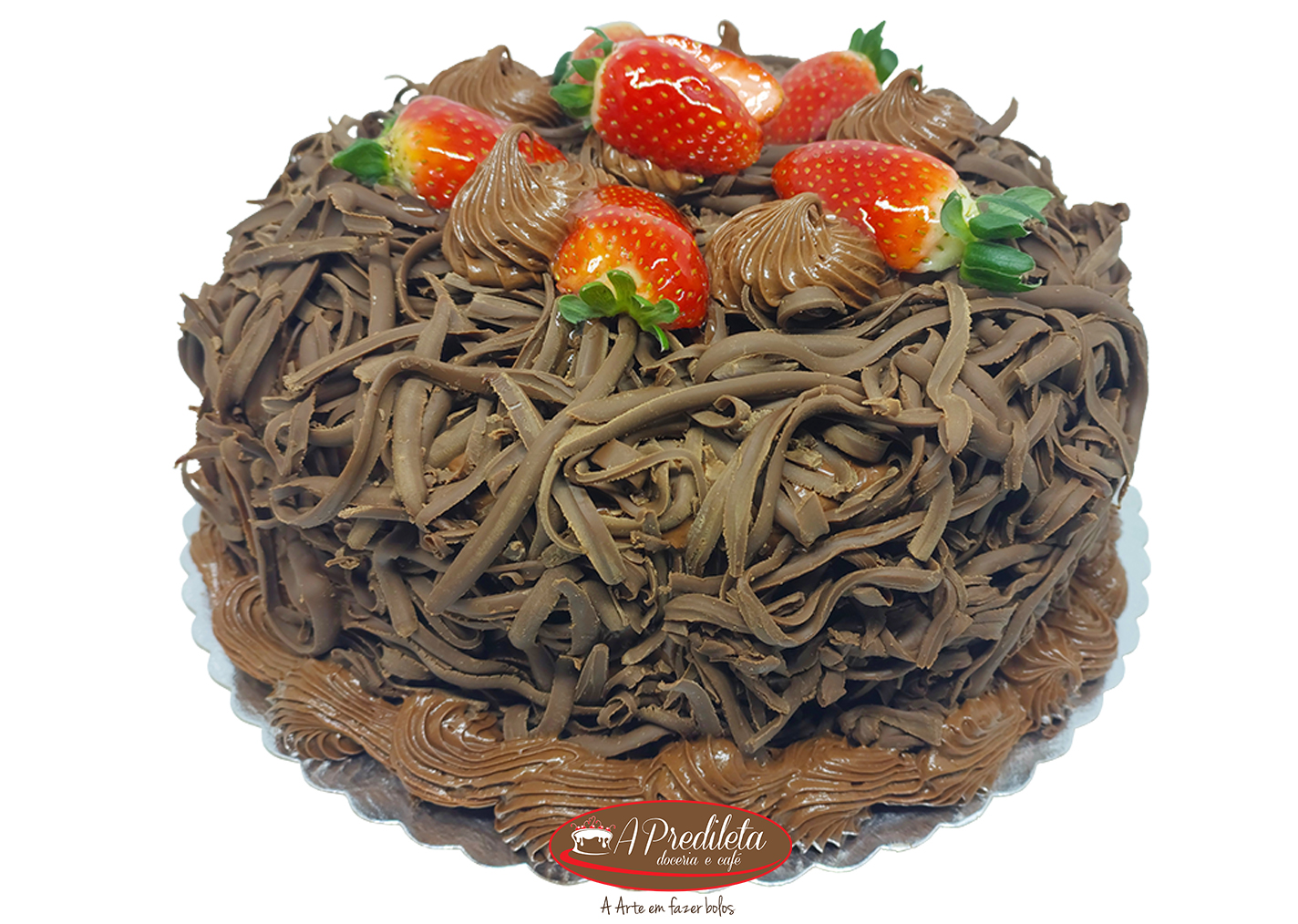 Mousse de Chocolate com Morango Mousse de Chocolate com Morango